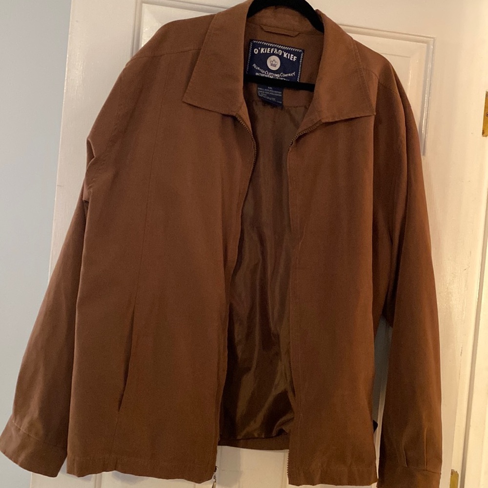 O’kief Light Weight Polyester Jacket. Discolored … - image 1